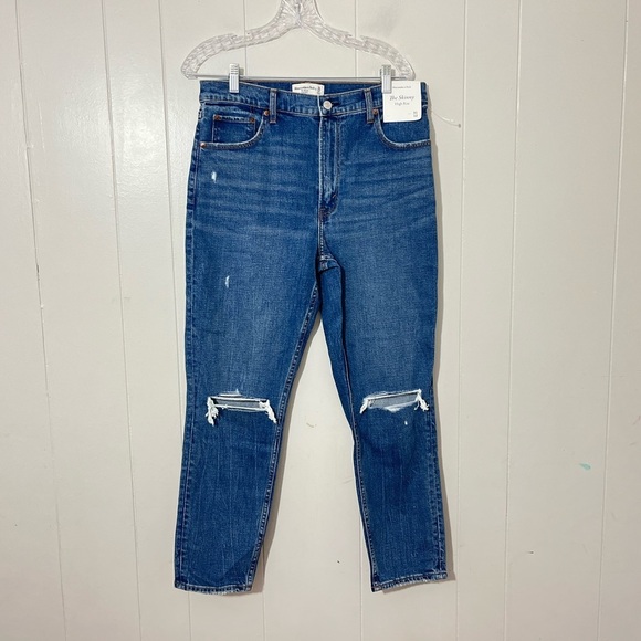 Abercrombie & Fitch Denim - Abercrombie & Fitch The Skinny High Rise Jeans Women's Size 31/12